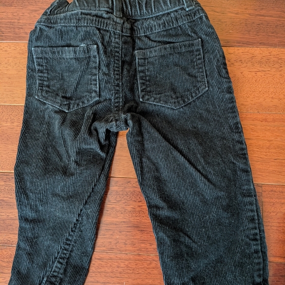 Kids Corduroy Pants Set - Black and Gray - Picture 6 of 8